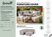 Hartman Eton Grand Square Casual Dining Set Cover