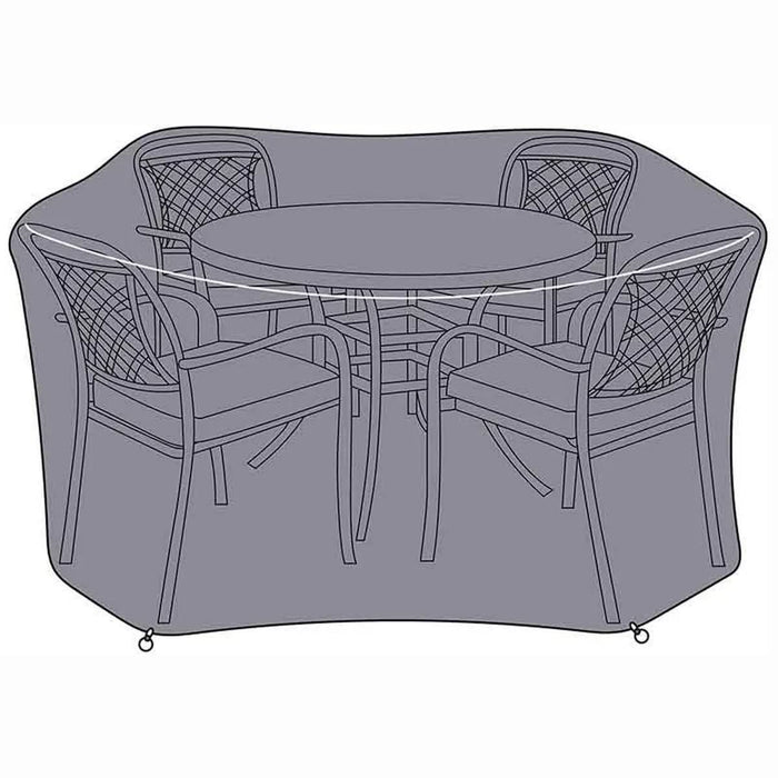 Hartman Sahara 4 Seat Round Dining Set Cover
