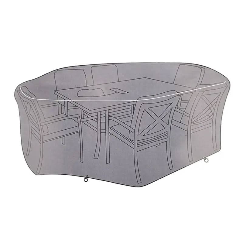 Hartman Protective Cover for 6 / 8 Seat Oval Dining Set - Fits 6 Seat Amalfi / Capri / Avebury / Highgrove and 8 Seat - Berkeley / Buxton