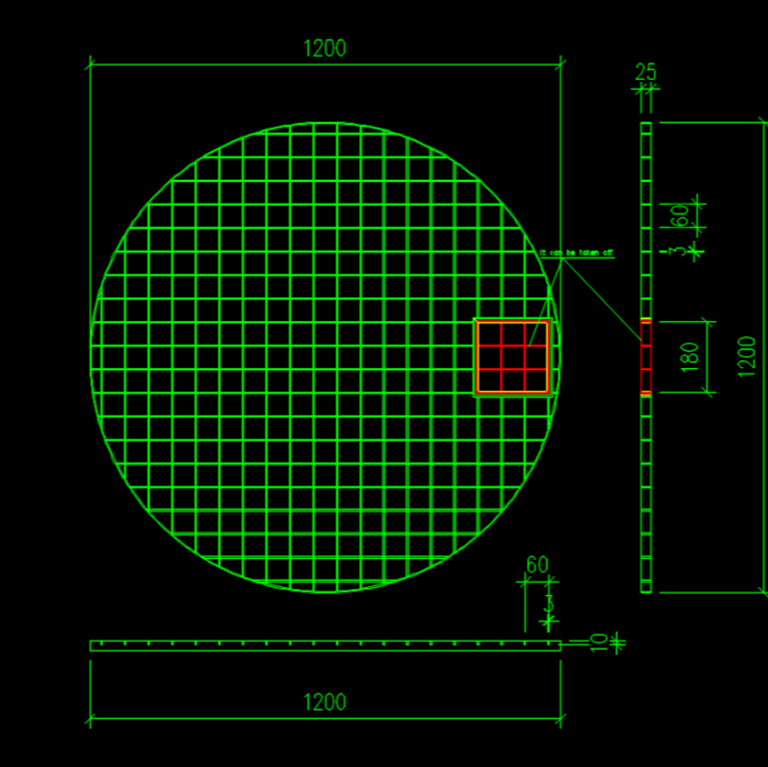 Heavy Duty Galvanised Steel Round Grids for Water Feature 90cm & 120cm