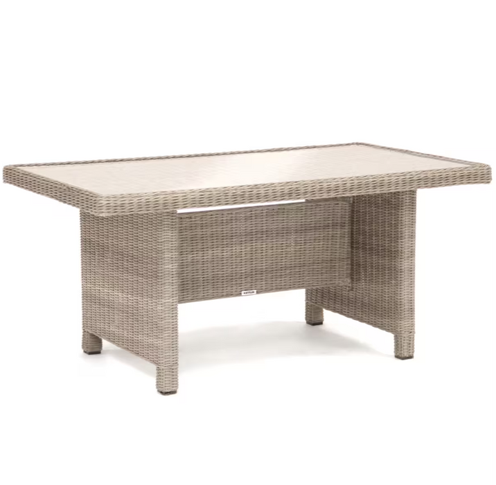Kettler Palma Glass Top Table Oyster