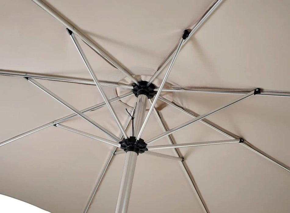 Hartman Luxe 3m Round Parasol - available in Dove Light Grey, Dark Grey, Shell & Moon
