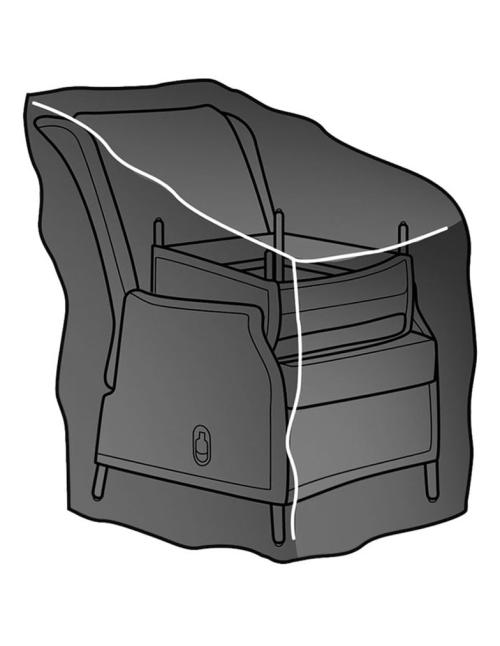 Kettler Palma Recliner Protective Cover In Grey