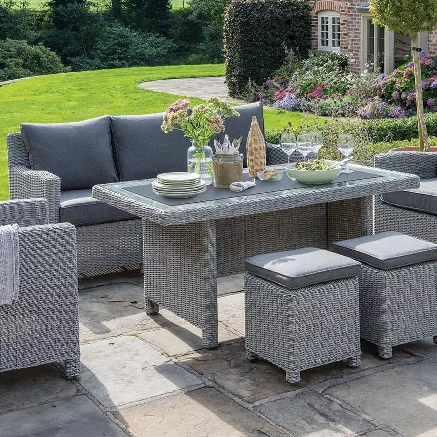 Palma Signature Sofa Set in White Wash
