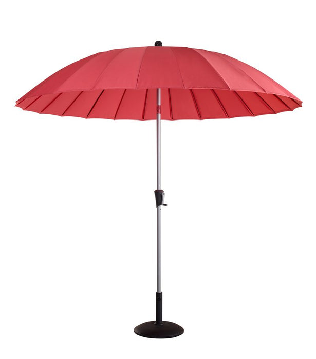 Hartman Shanghai Round 2.7m Parasol - red coral