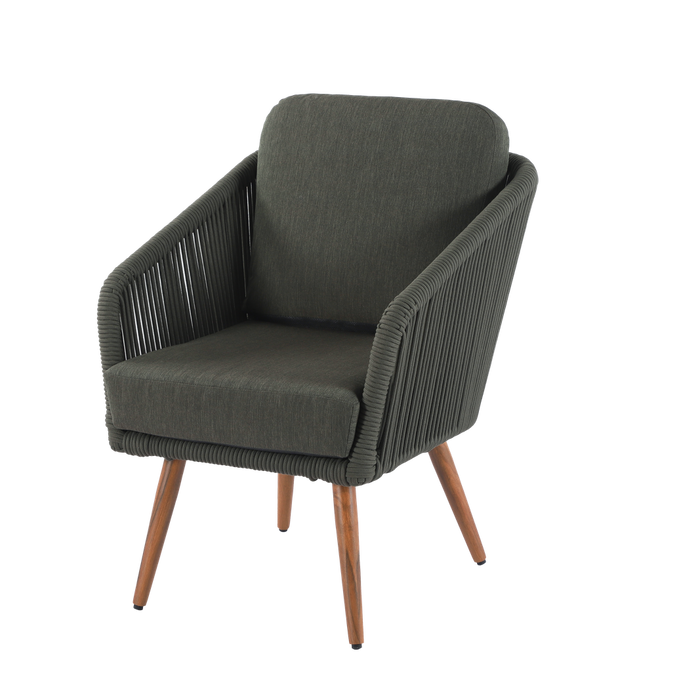 Hartman Eden 6 Seater Dining Set In Juniper Green 