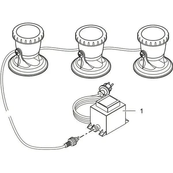 Pontec PondoStar LED Warm Pond Lights Set of 3