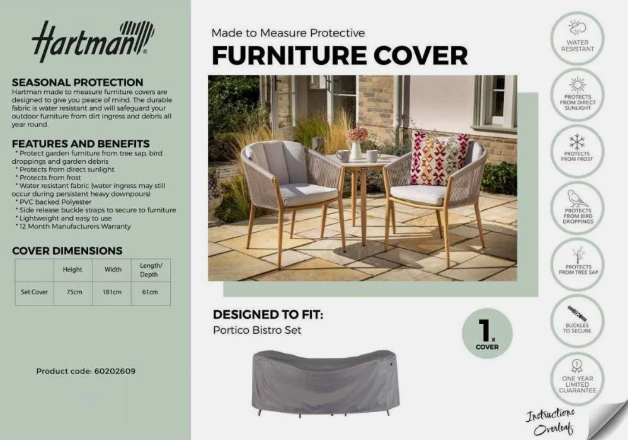 Hartman Portico Bistro Set Cover