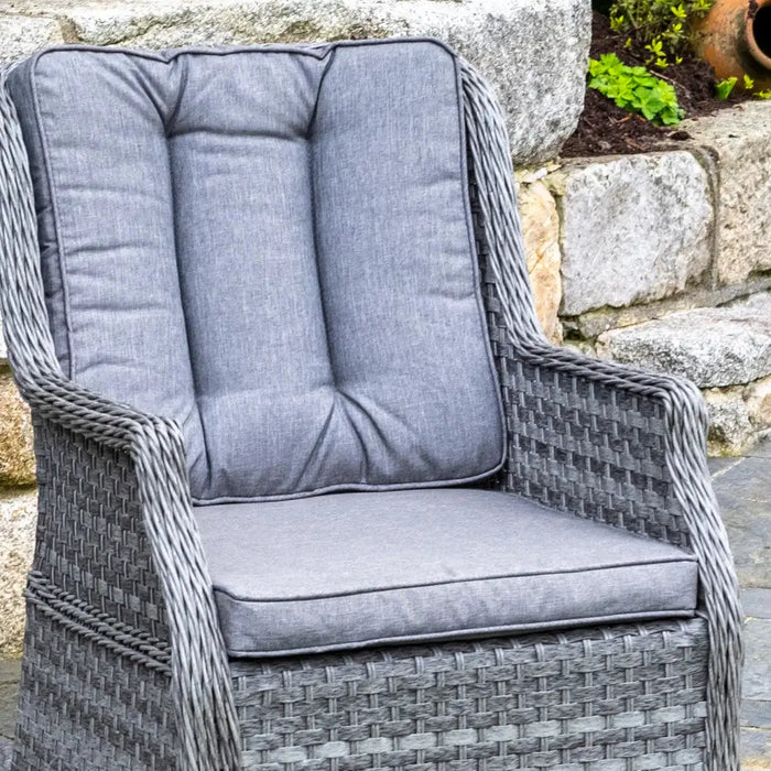 Bali - 6 Seat Set with 135cm Round Table (Grey)