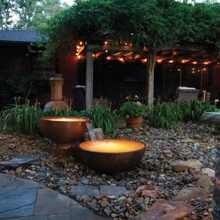 Oase Copper Bowl Water Feature Round 75cm Dia