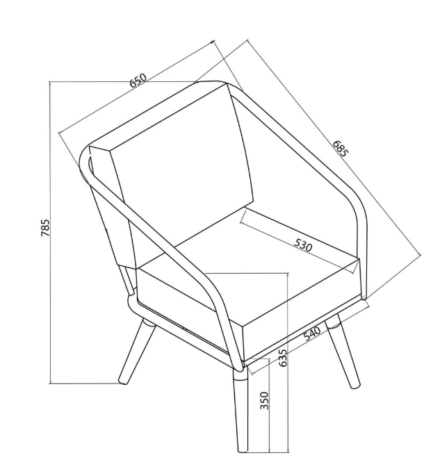 Hartman Silva 4 Seat Square Set in Nickel / Chai