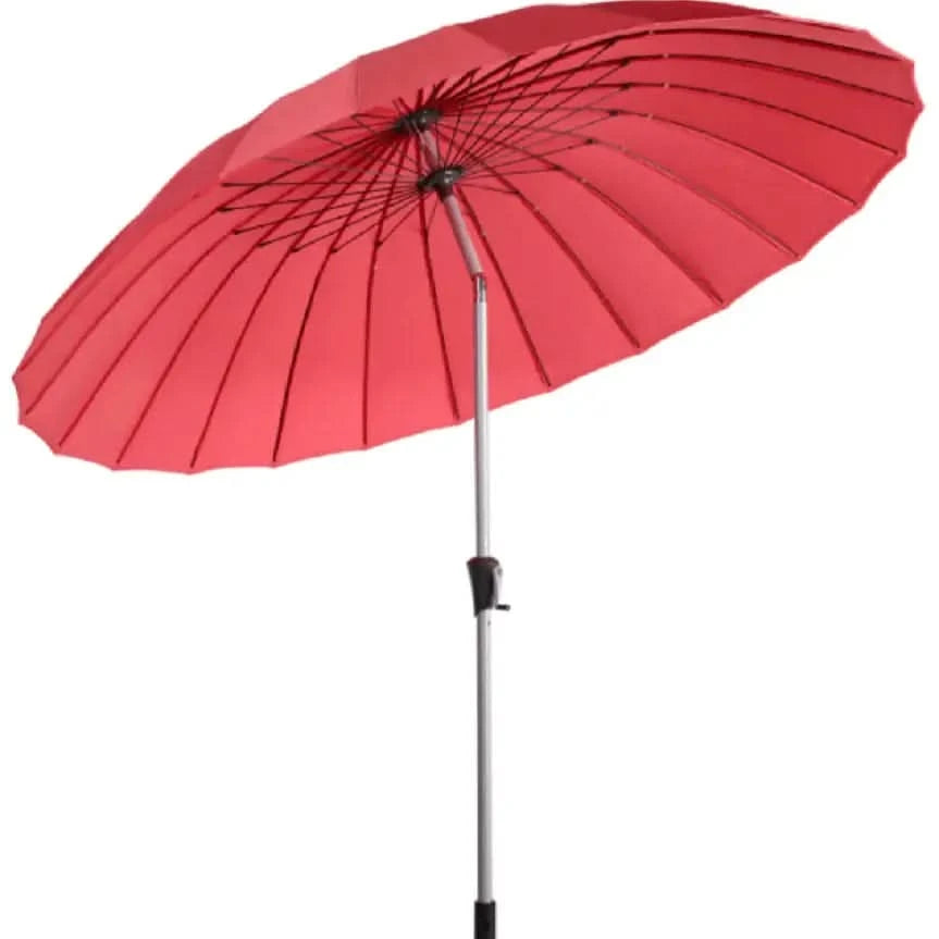 Hartman Shanghai Round 2.7m Parasol - Red Coral