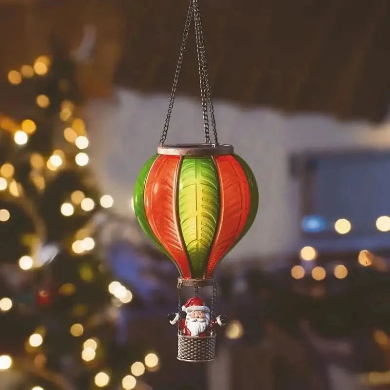 Three Kings 14cm Santa Flaming Balloon Light Up Christmas Decoration (2535160)