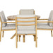 Hartman Sahara 4 Seater Round Dining Set