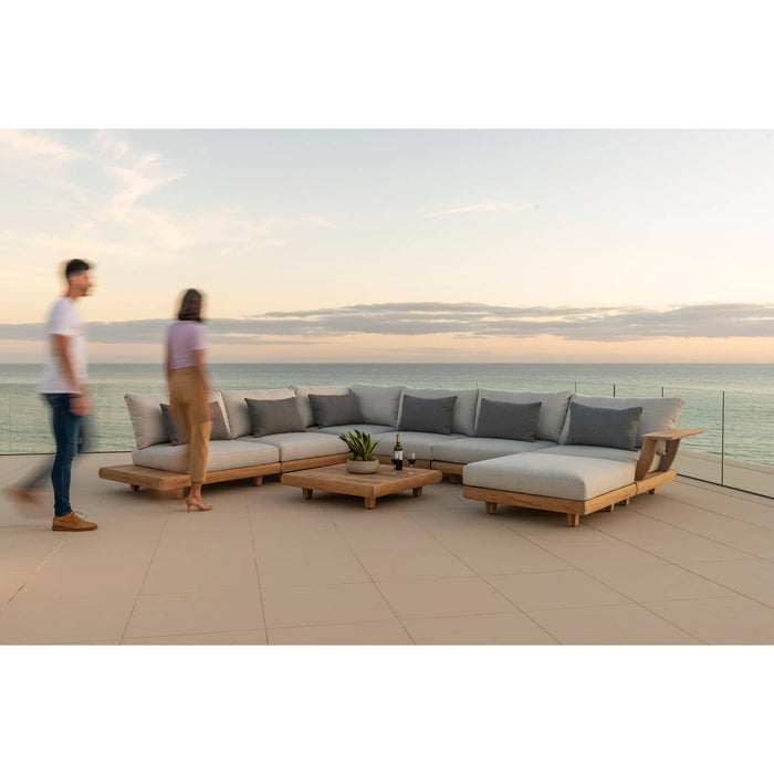 Sorrento Outdoor Lounge Set with Ottoman (Colour Options)