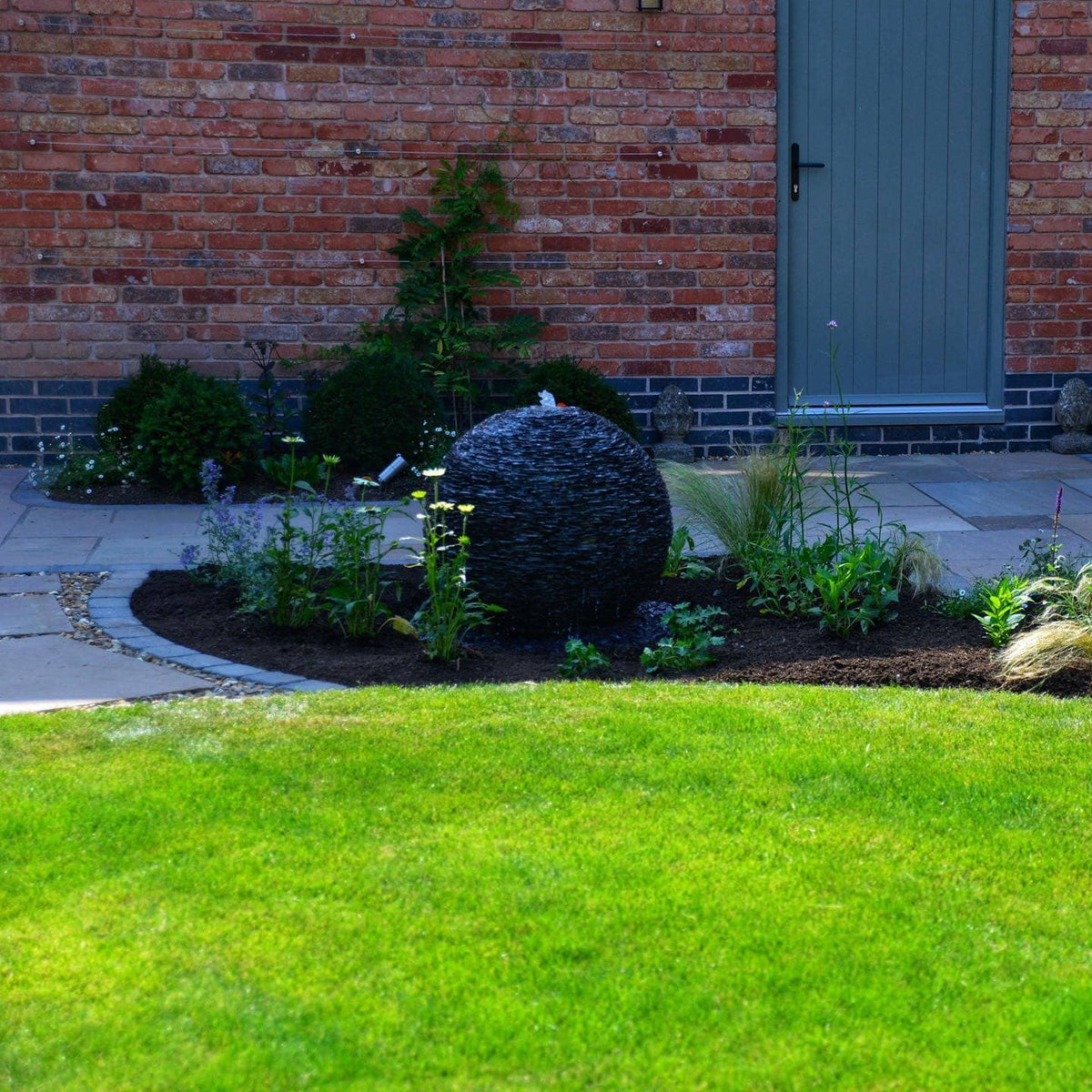 Slate Ball Water Feature with Complete Kit (Sizes 400mm up to 900mm)