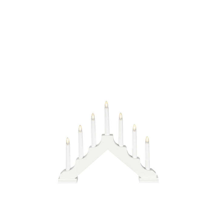 White 7 LED Bulb Candlestick
