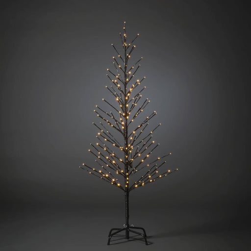 Black Tree Amber LED 150cm