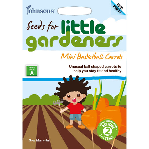 Little Gardeners Vegetables Mini Basketball Carrots
