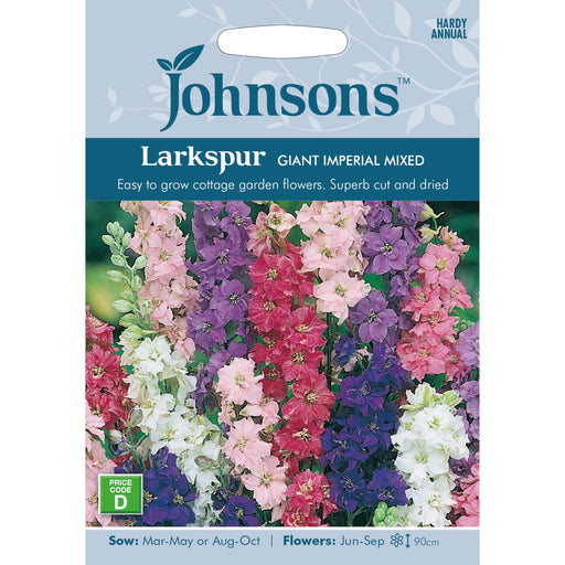 Flowers Larkspur Giant Imperial Mixed