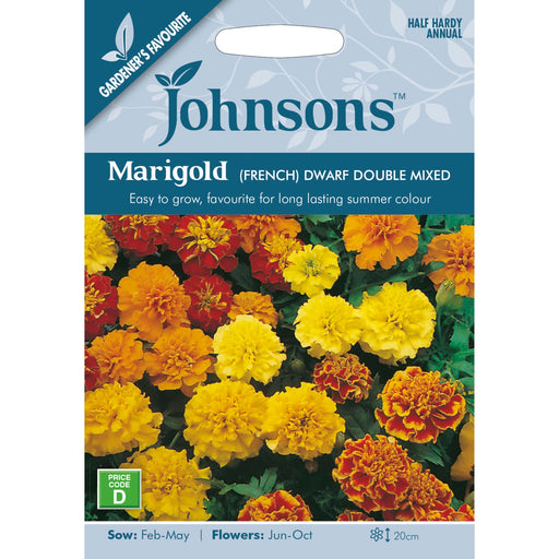 Flowers Marigold (French) Dwarf Double Mixed