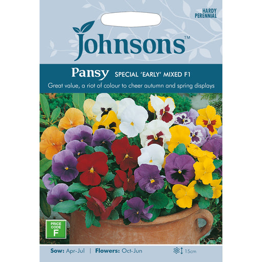 Flowers Pansy Special Early Mixed F1