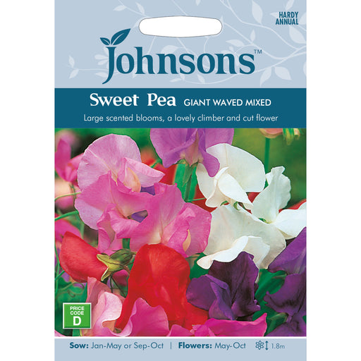 Flowers Sweet Pea Giant Waved Mixed