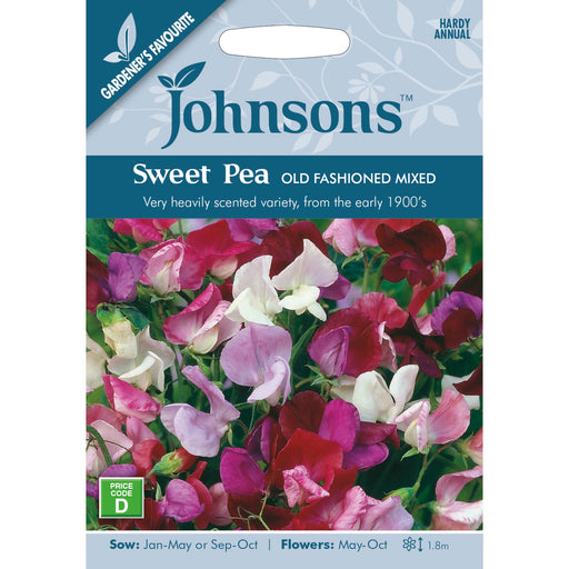 Flowers Sweet Pea Old Fashioned Mixed