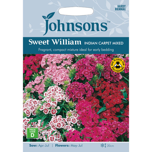 Flowers Sweet William Indian Carpet Mixed
