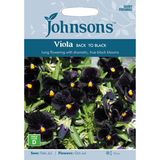 Flowers Viola Back To Black