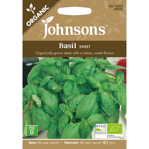 Herbs Organic Basil Sweet