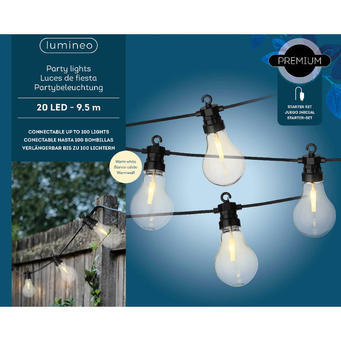 Lumineo LED Big Bulb Warm White Outdoor Lights (20 bulbs)