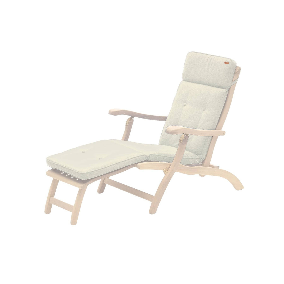 Alexander Rose Garden Furniture Accessories Ecru Alexander Rose Polyester Steamer Cushion - 556SPEC