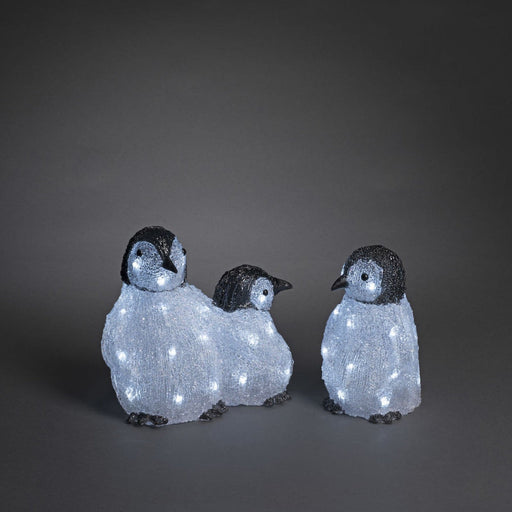 Acrylic Penguin Family 23cm