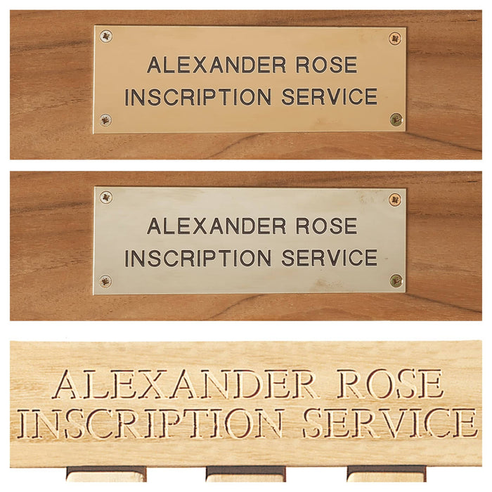 Alexander Rose Garden Furniture Accessories Alexander Rose Plaques & Engravings