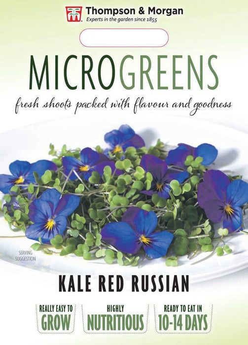 Thompson & Morgan (Uk) Ltd Gardening Microgreens Kale Red Russian