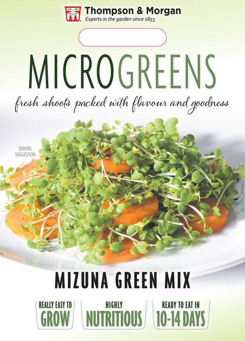 Thompson & Morgan (Uk) Ltd Gardening Microgreens Mizuna CN Mizuna