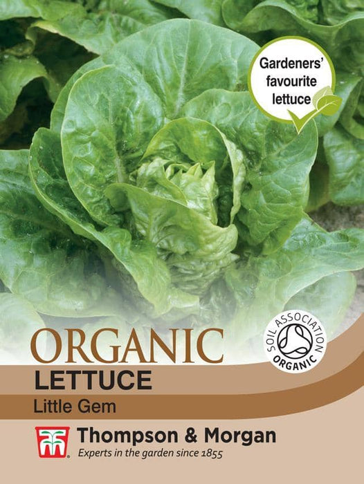 Thompson & Morgan (Uk) Ltd Gardening Lettuce Little Gem (Organic)