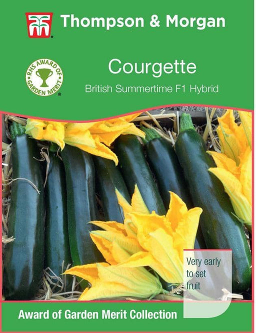 Thompson & Morgan (Uk) Ltd Gardening Courgette British Summertime F1 Hybrid