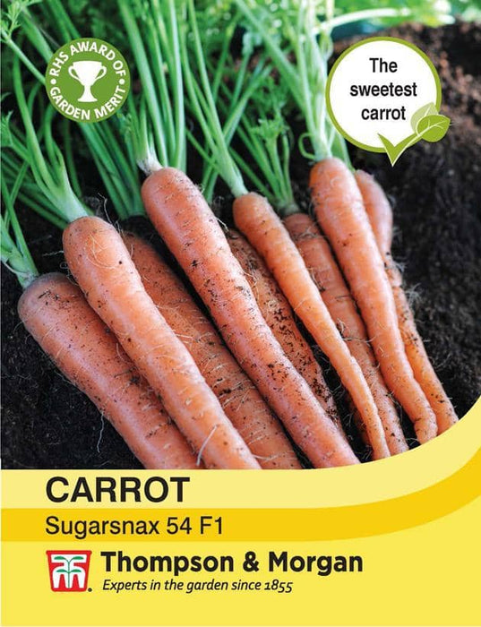 Thompson & Morgan (Uk) Ltd Gardening Carrot Sugarsnax 54 F1 Hyb.