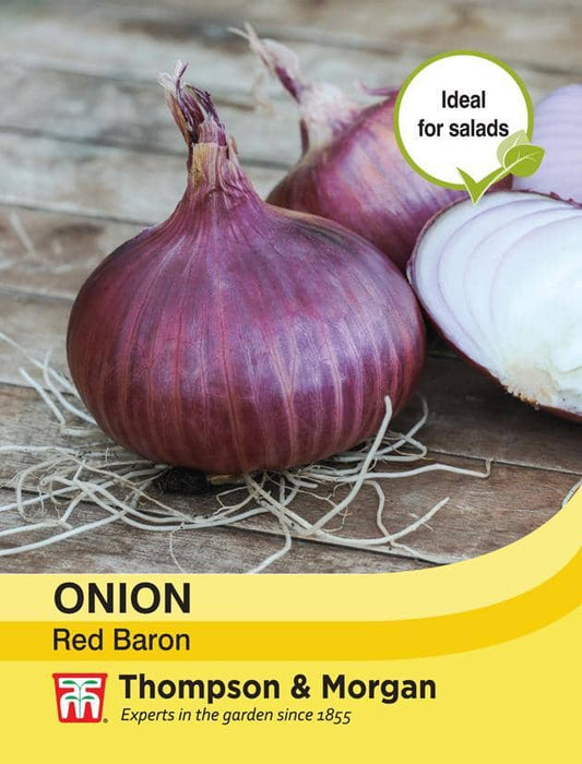 Thompson & Morgan (Uk) Ltd Gardening Onion Red Baron F1 Hybrid