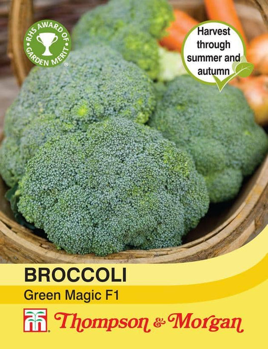 Thompson & Morgan (Uk) Ltd Gardening Broccoli Green Magic F1 Hybrid