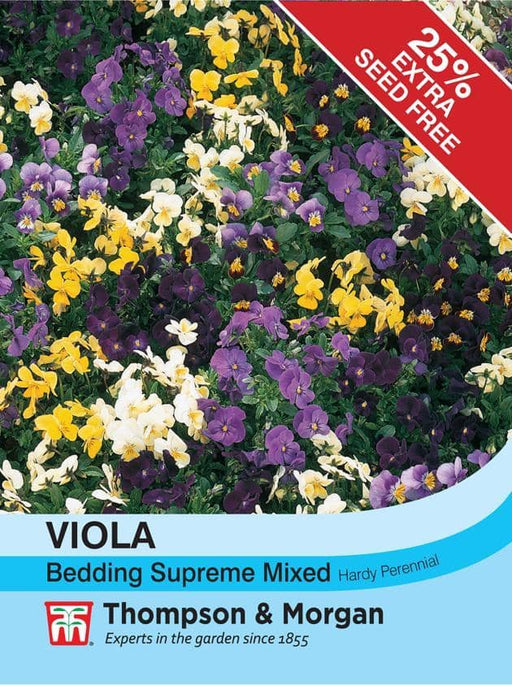 Thompson & Morgan (Uk) Ltd Gardening Viola Bedding Supreme Mix