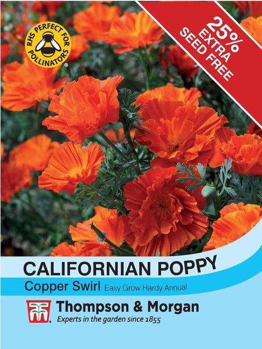 Thompson & Morgan (Uk) Ltd Gardening Californian Poppy Copper Swirl