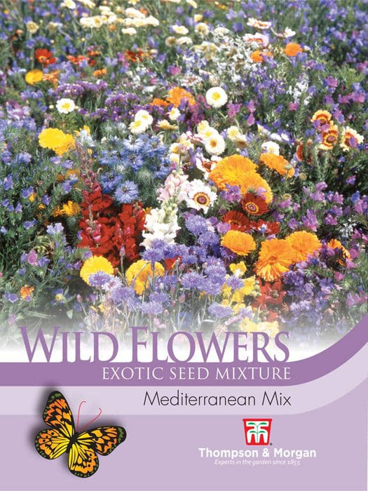 Thompson & Morgan (Uk) Ltd Gardening Wild Flower Mediteranean Mix
