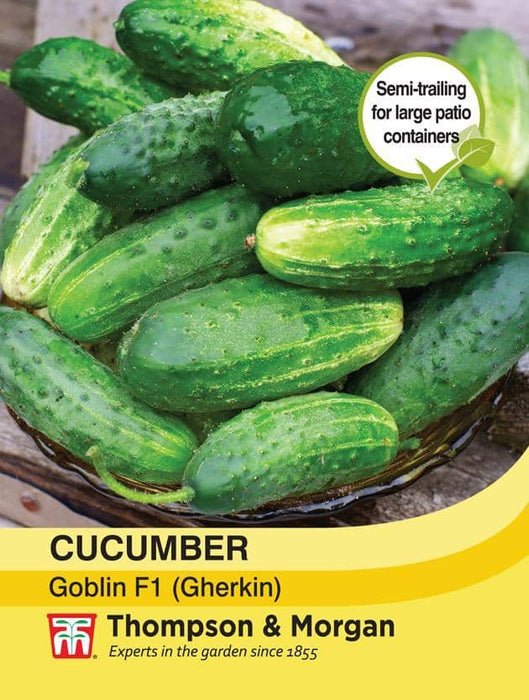 Thompson & Morgan (Uk) Ltd Gardening Cucumber Goblin F1 (Gherkin)