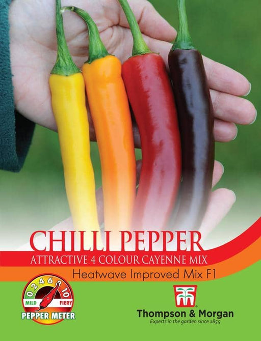 Thompson & Morgan (Uk) Ltd Gardening Pepper Chili Heatwave Improved Mix F1
