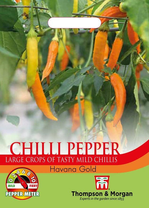 Thompson & Morgan (Uk) Ltd Gardening Pepper Chilli Havana Gold
