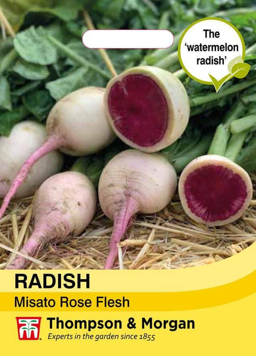 Thompson & Morgan (Uk) Ltd Gardening Radish Misato Rose Flesh