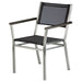 Barlow Tyrie Garden Furniture Barlow Tyrie Equinox Carver Graphite Arm with Charcoal Sling